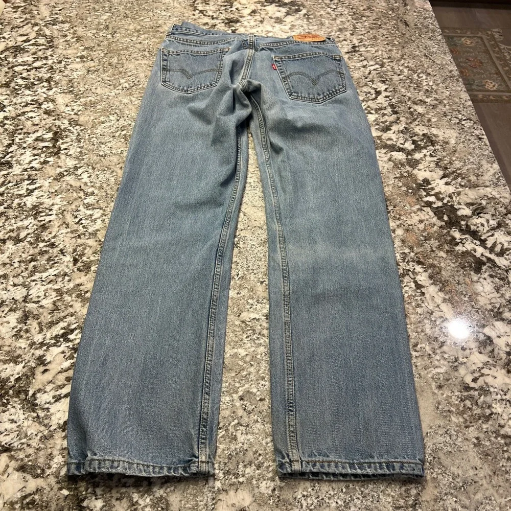 Levi's 505 Regular Fit Jeans Light‎ Wash Denim Vintage 2000s 34x34